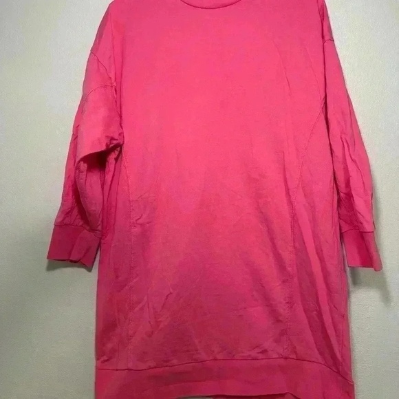 ASOS Tunic Womens Size 6 Pink Oversize Long Sleeve Casual Comfort Dress - Picture 3 of 8